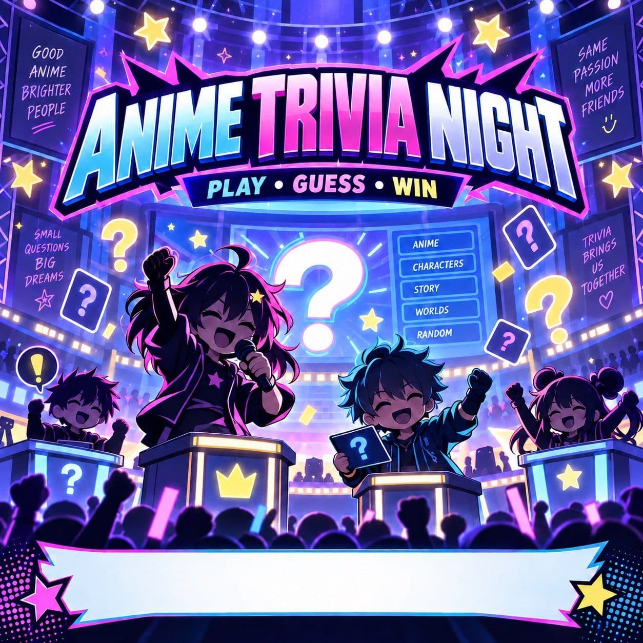 Anime Trivia Night, online