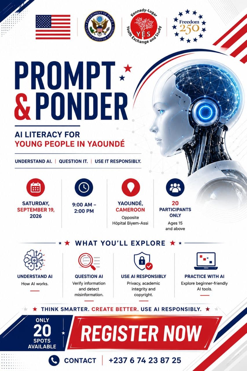 Prompt & Ponder: AI Literacy Workshop in Yaoundé